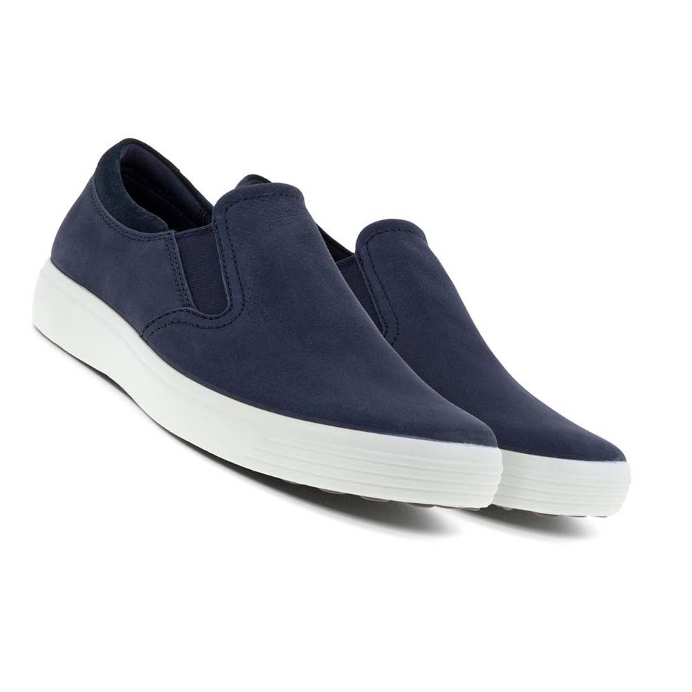 Pánské Boty Casual Ecco Soft 7 Slip On 2.0 Blankyt Tmavě Blankyt | CZ 479WNB